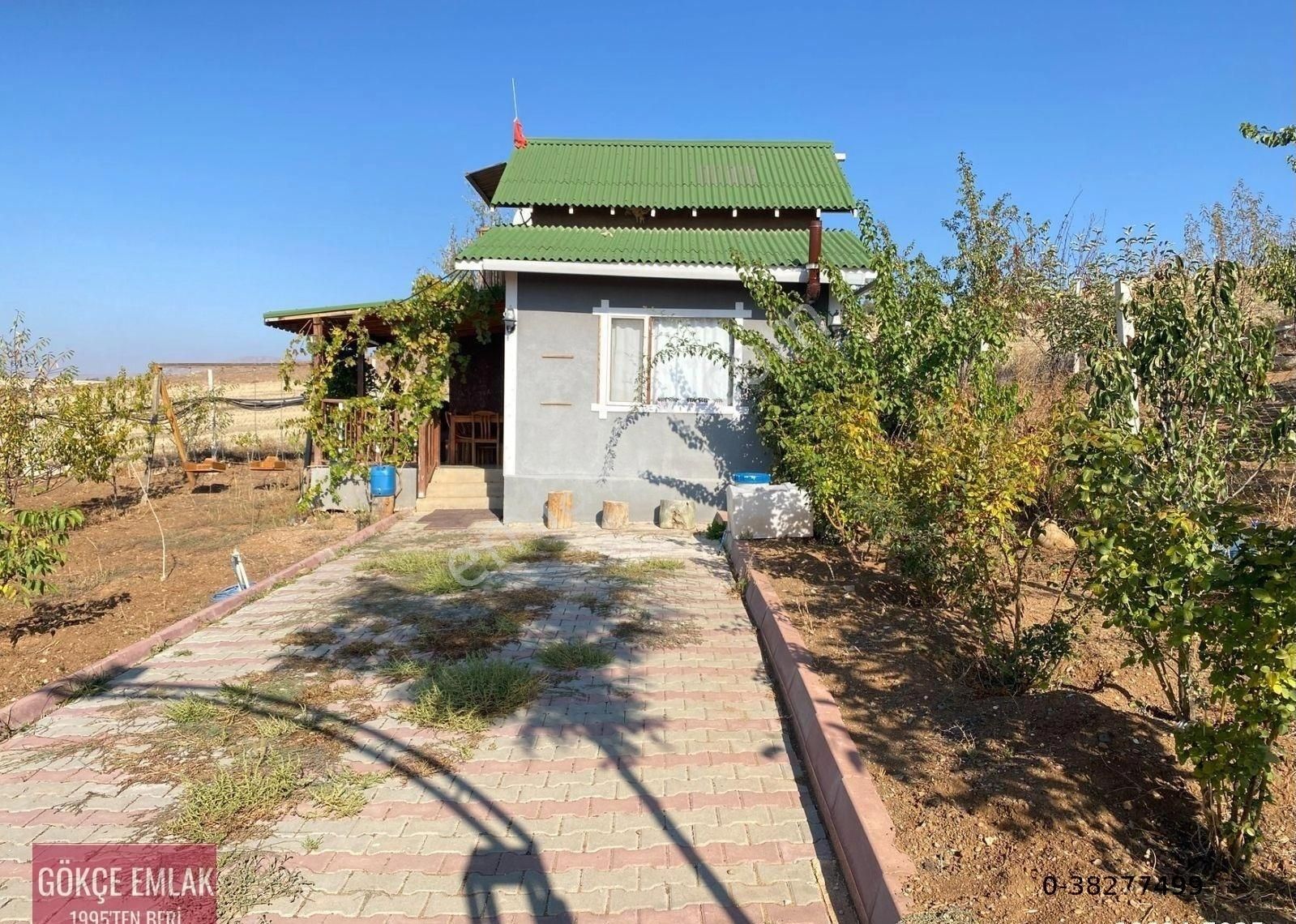 Çubuk İkipınar Satılık Bağ & Bahçe Gökçe Emlak'tan Tapulu Full Yapılı İkipınarda Satılık Bahçe Evi