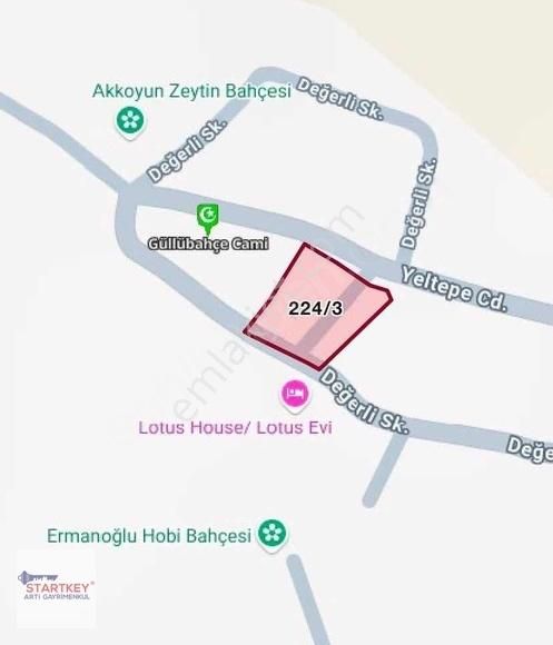 Söke Güllübahçe Satılık Villa İmarlı Aydın Söke De Güllübahce Köyün De 1163m2 İmarlı Arsa