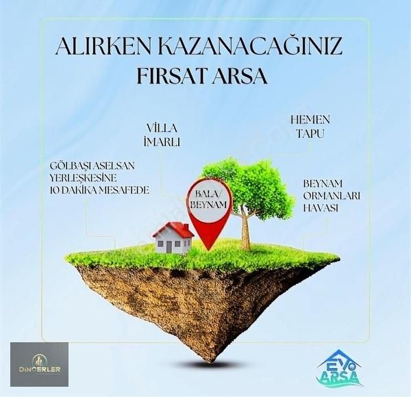 Gölbaşı Oğulbey Satılık Villa İmarlı Beynam'da İmarlı Manzaralı Satılık Parseller