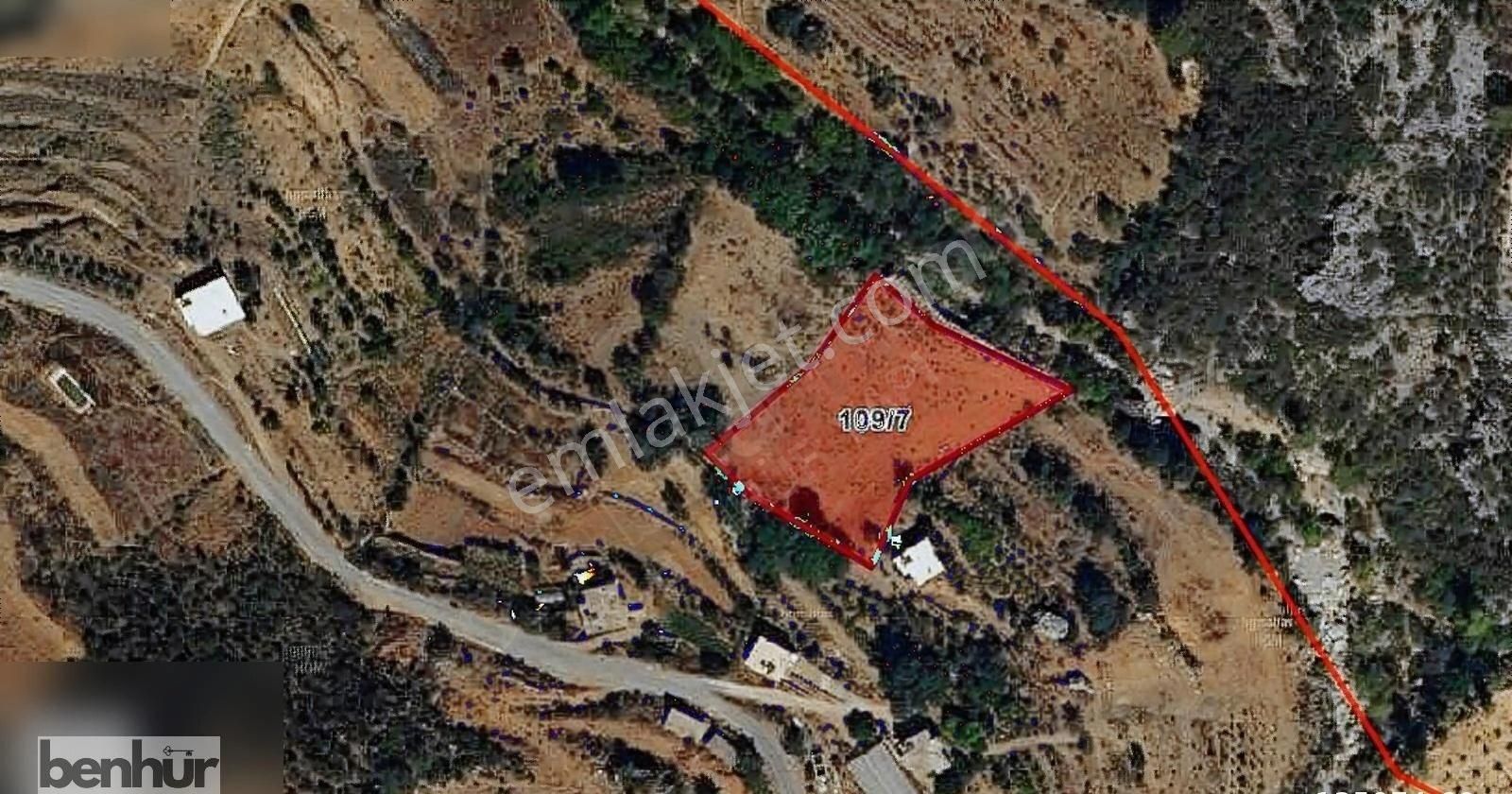 Gazipaşa Kızılgüney'de, Tek Hisse, Satılık 3 Dönüm Tarla - Görsel 4