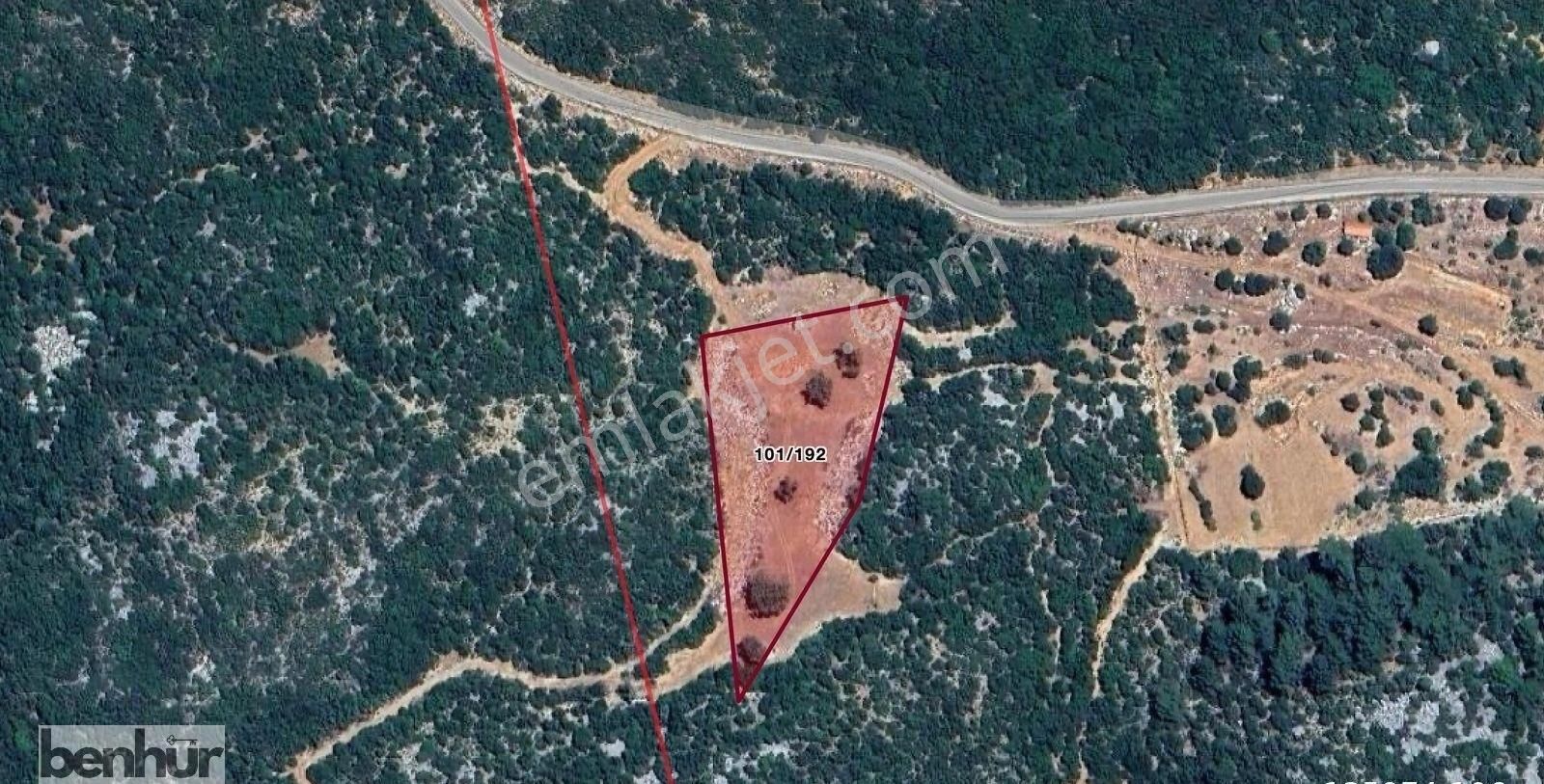 Kaş, Yeniköy'de, Deniz Manzaralı, Satılık 5.2 Dönüm Tarla - Görsel 4