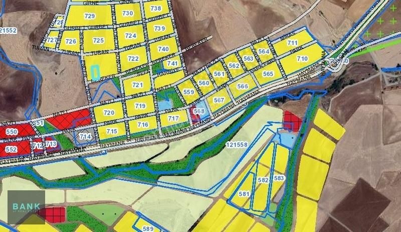 Gölbaşı Oyaca Akarsu Satılık Konut İmarlı Gölbaşı Oyaca'da 1070 M2 Konut İmarlı Satılık Arsa