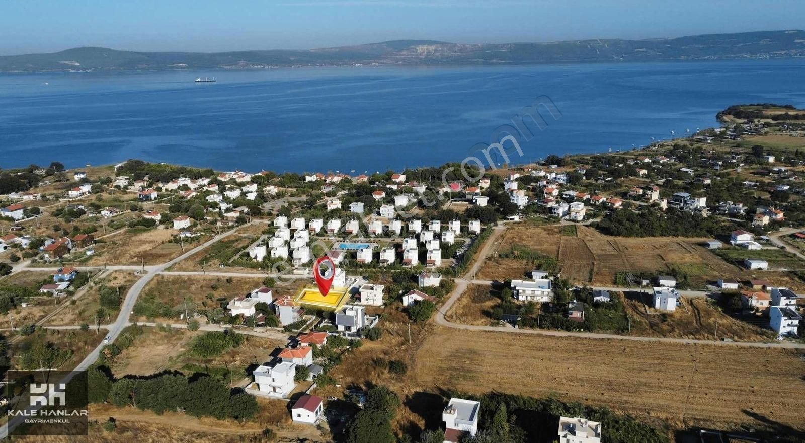 Çanakkale Merkez Yapıldak Köyü (Saltık) Satılık Konut İmarlı Kale Hanlar'dan Yapıldak/saltık'ta Boğaz Manzaralı İmarlı Arsa