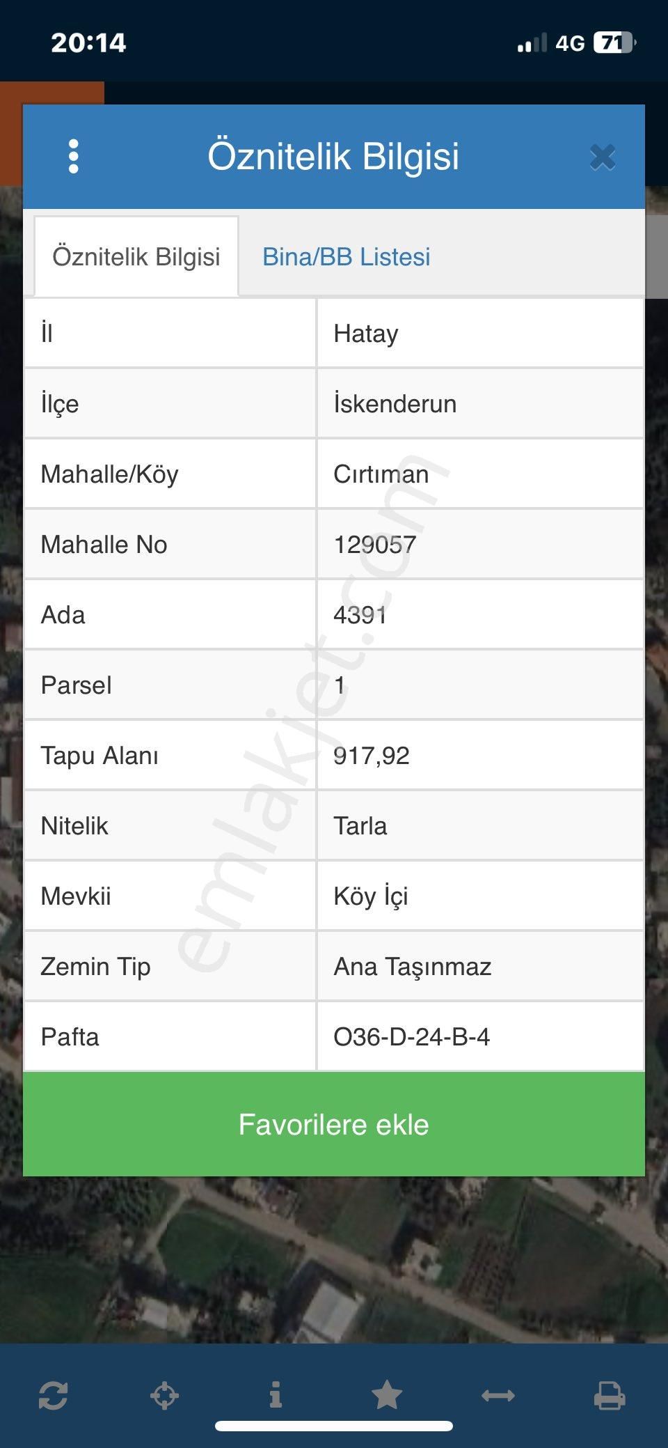 Cırtıman Da Satlık Parsel
