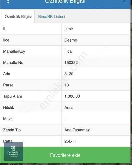 Çeşme Ilıca Satılık Villa İmarlı Çeşme Ilıcada Muhteşem Konum Cadde Üzeri Deniz Manzaralı Satılık