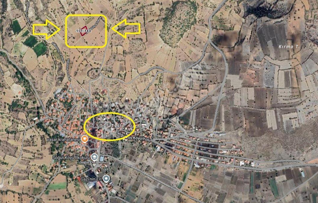 Denizli Çardak Söğüt De 1660m2 Tek Tapu Tarla Köy Yanı - Görsel 24