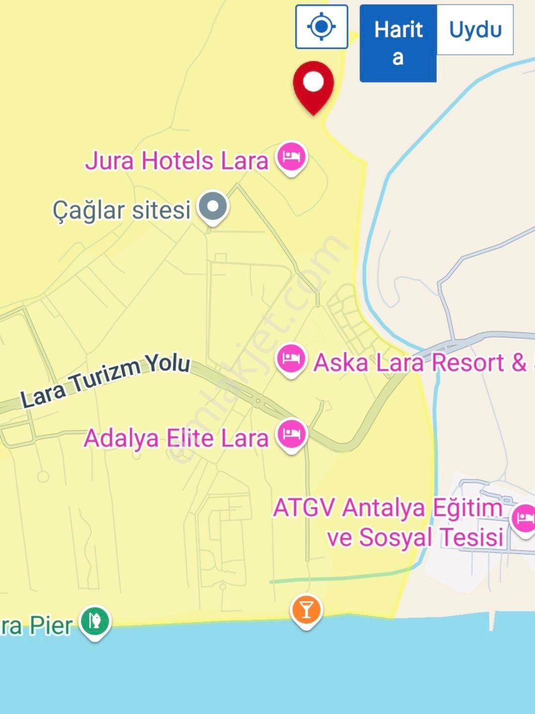 Aksu Kemerağzı Satılık Konut+Ticaret Alanı Antalya Kundu (kemerağzı)aksa Oteli Kuzeyinde Açılacak Olan Belek Turuzim Yoluna Cepeli