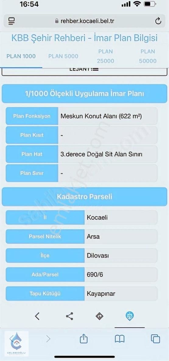 Dilovası Kayapınar Mah.satılık 621 M2 Tek Tapu Arsa - Görsel 6