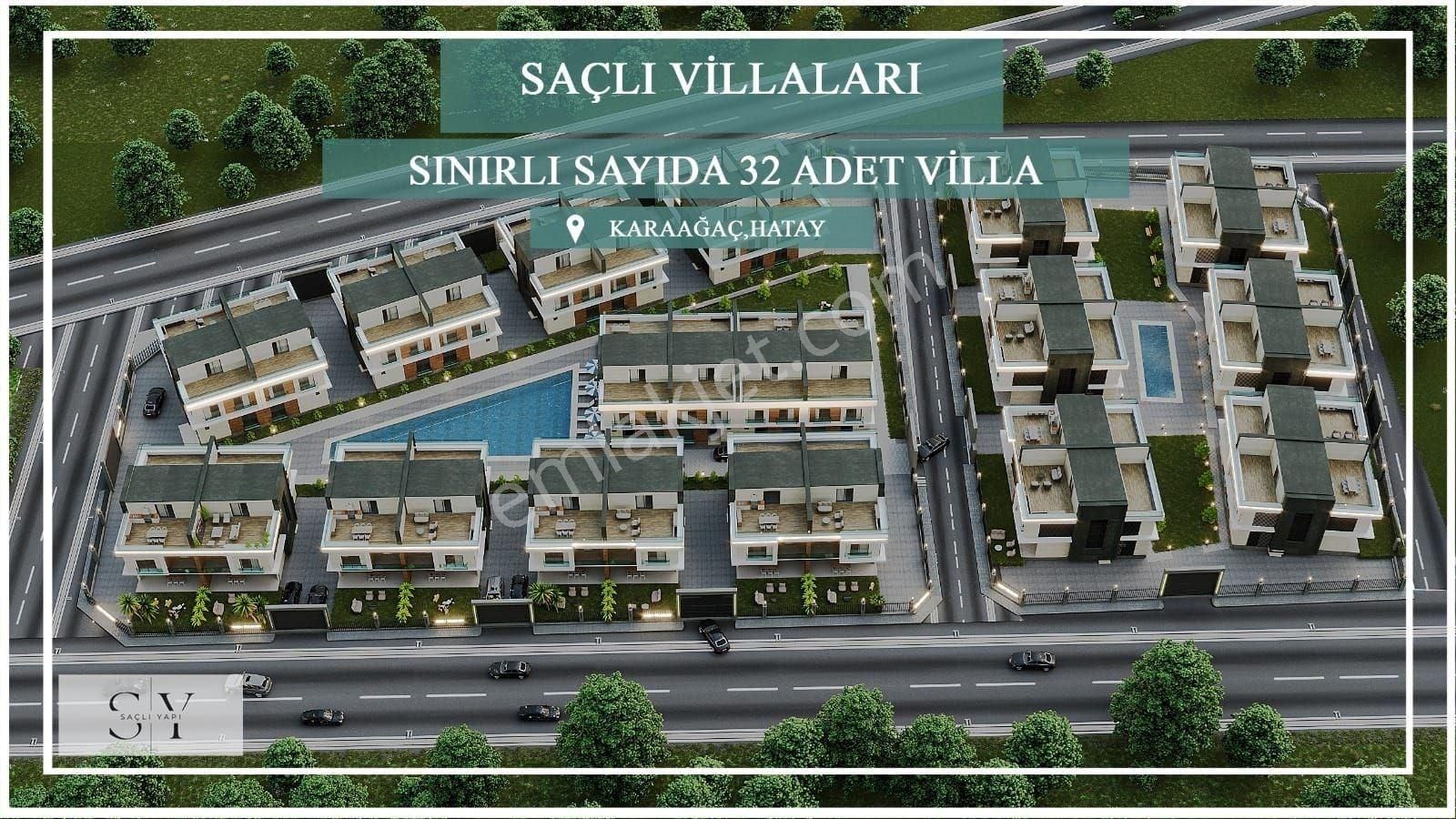 Hatay Arsuz Satılık Villa Akg'den Karaağaç Özel Okulların Ortasında Triplex Villa Projesi