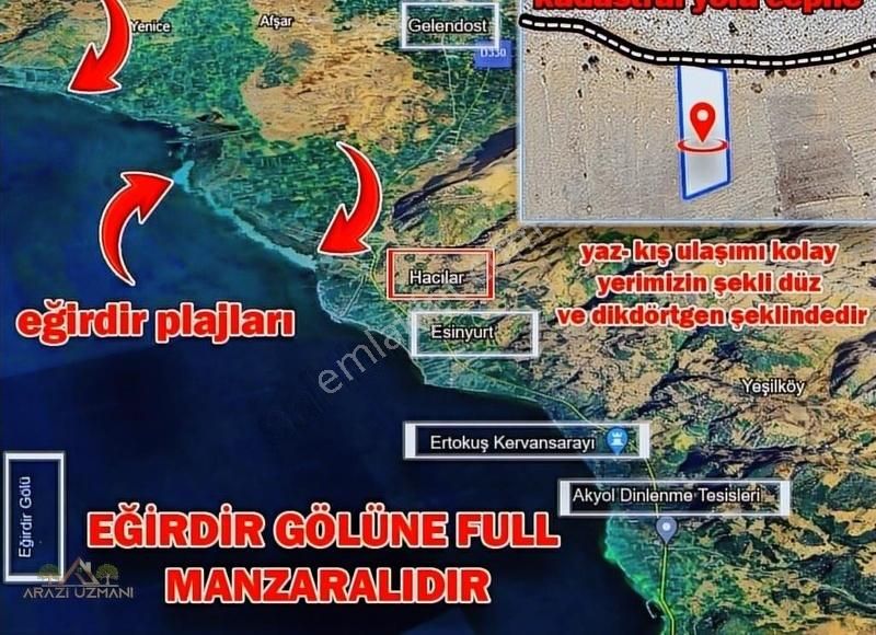 Gelendost Hacılar Köyü Satılık Tarla Arazi Uzmanından Isparta Gelendost Dan Harika Bir Yatırım