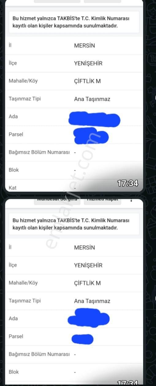 Yenişehir Çiftlikköy Satılık Konut İmarlı Akyürek'ten Yenişehir Çiftlik Mah'de Satılık 428m2 Arsa