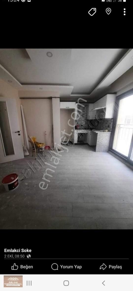 Söke Atatürk Satılık Daire 2+1 Bahçe Katı. 70m² Doğalgazlı