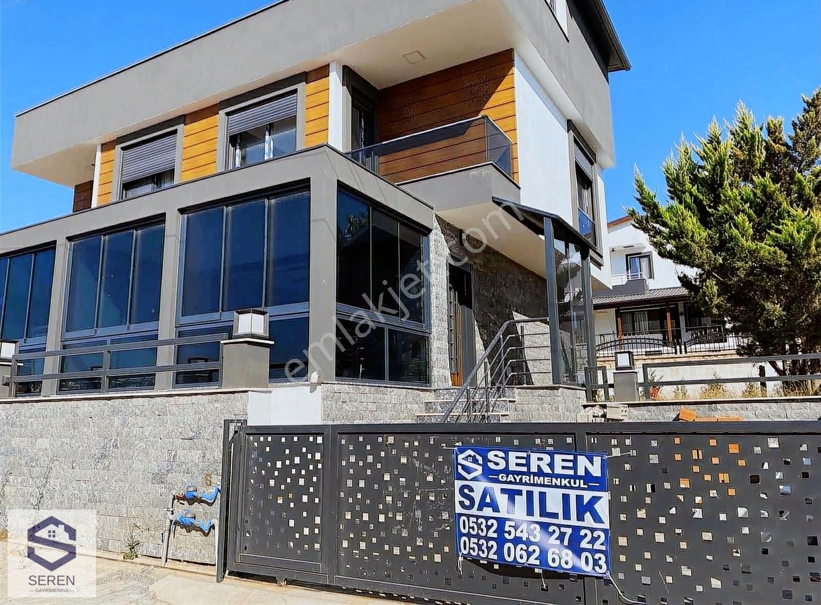 Seferihisar Tepecik Satılık Villa Denize Yakın 3+1 Geniş Bahçeli Villa