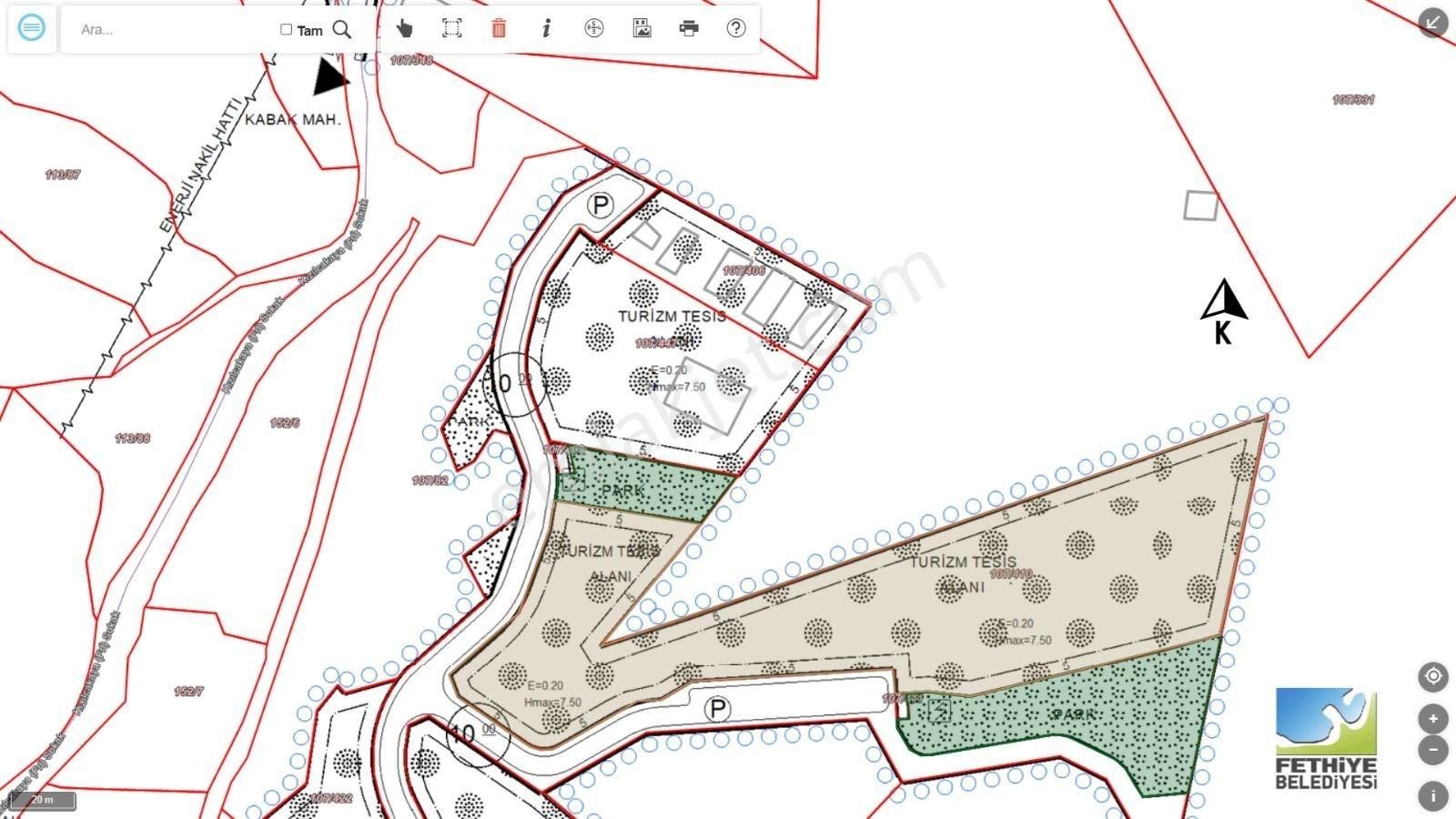 Fethiye Faralya'da Yatırımlık 11.864,02 M² Turizm Tesis Arsası - Görsel 8