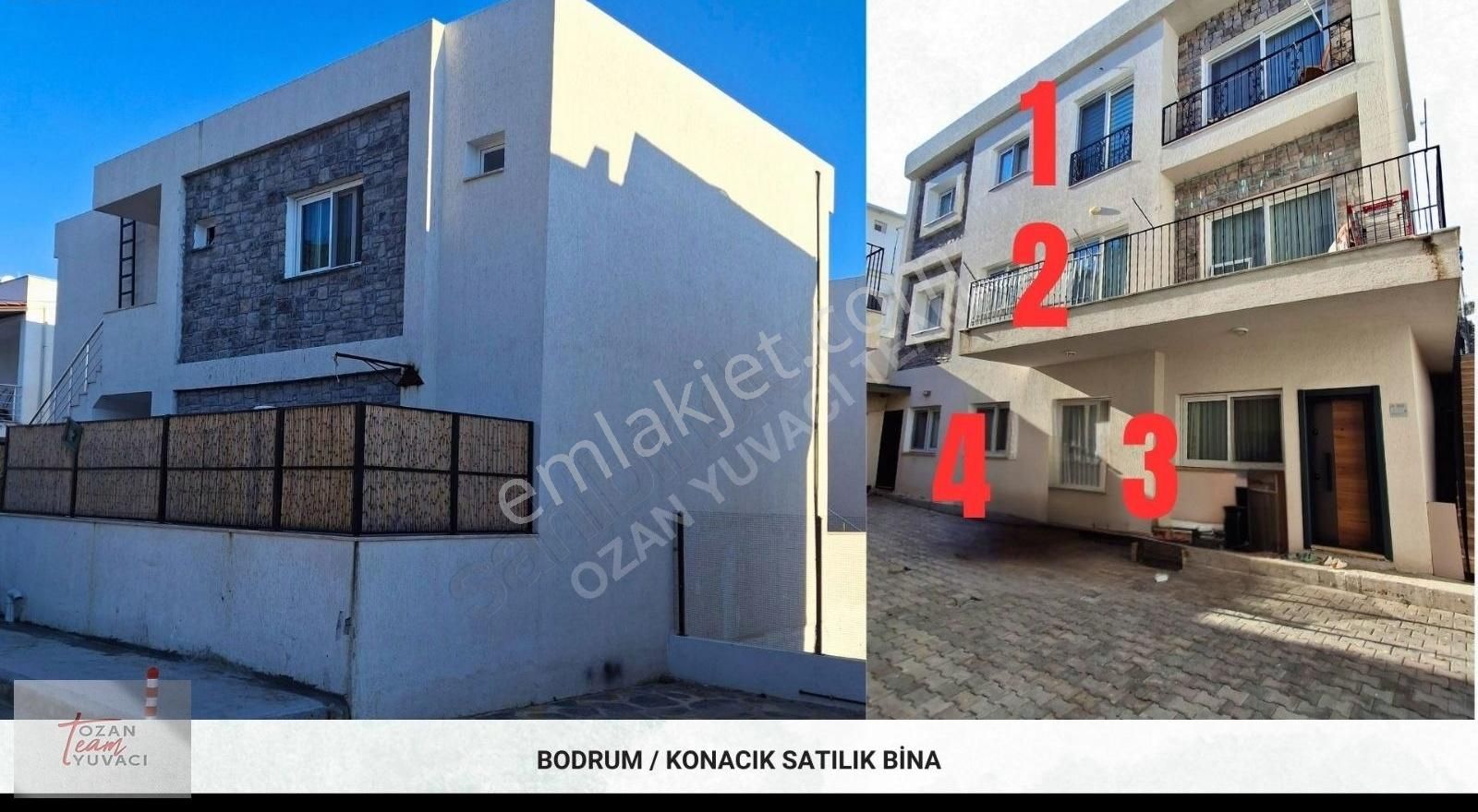 Bodrum Çırkan Satılık Daire Bodrum Konacık Satılık Yeni Bina 4 Daire