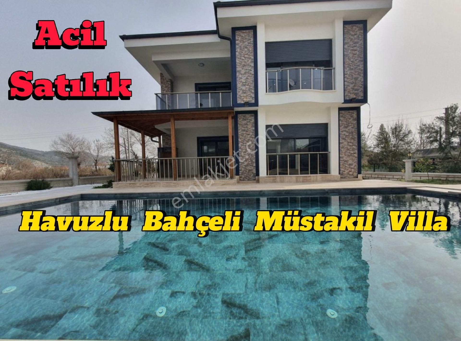 Dalaman Ege Satılık Villa Muğla Dalaman'da Satılık Müstakil Yerden Isıtmalı 4+1 Havuzlu Villa