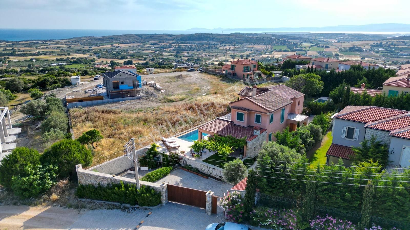Alaçatı Gayrimenkulden Çeşme Ovacık'ta Full Deniz Manzaralı Malikane - Görsel 2