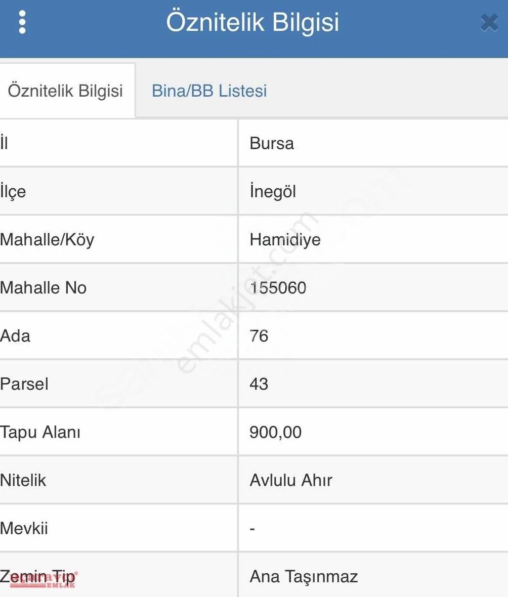 Bursa İnegöl Satılık Atölye Uçaravcı'dan Hasan Koyuncu Sk.ta 1000 M² Atölye Ve 300 M² Arsası