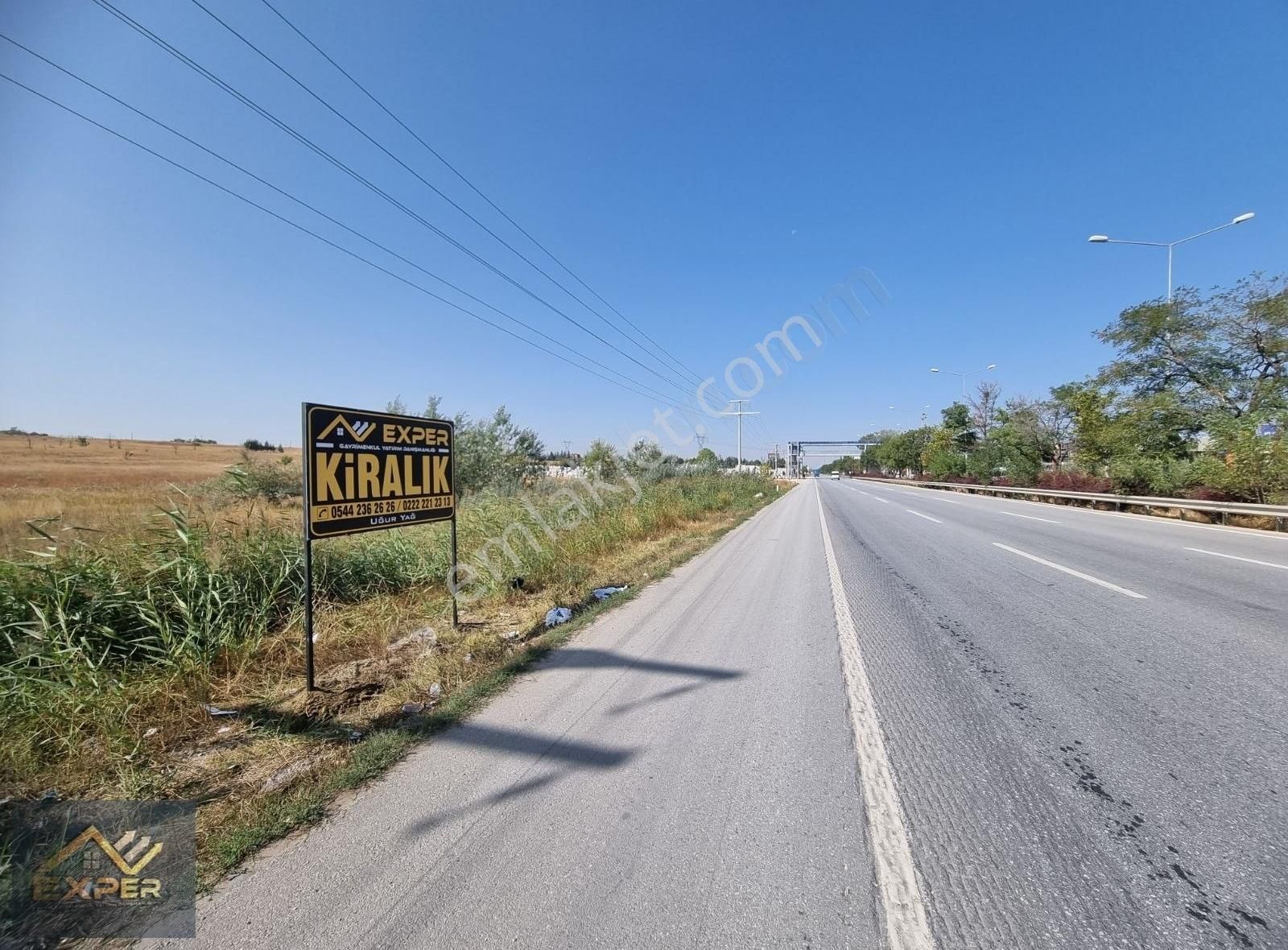 Exper Gayrimenkul'den Çevre Yoluna Cepheli Kiralık Arsa