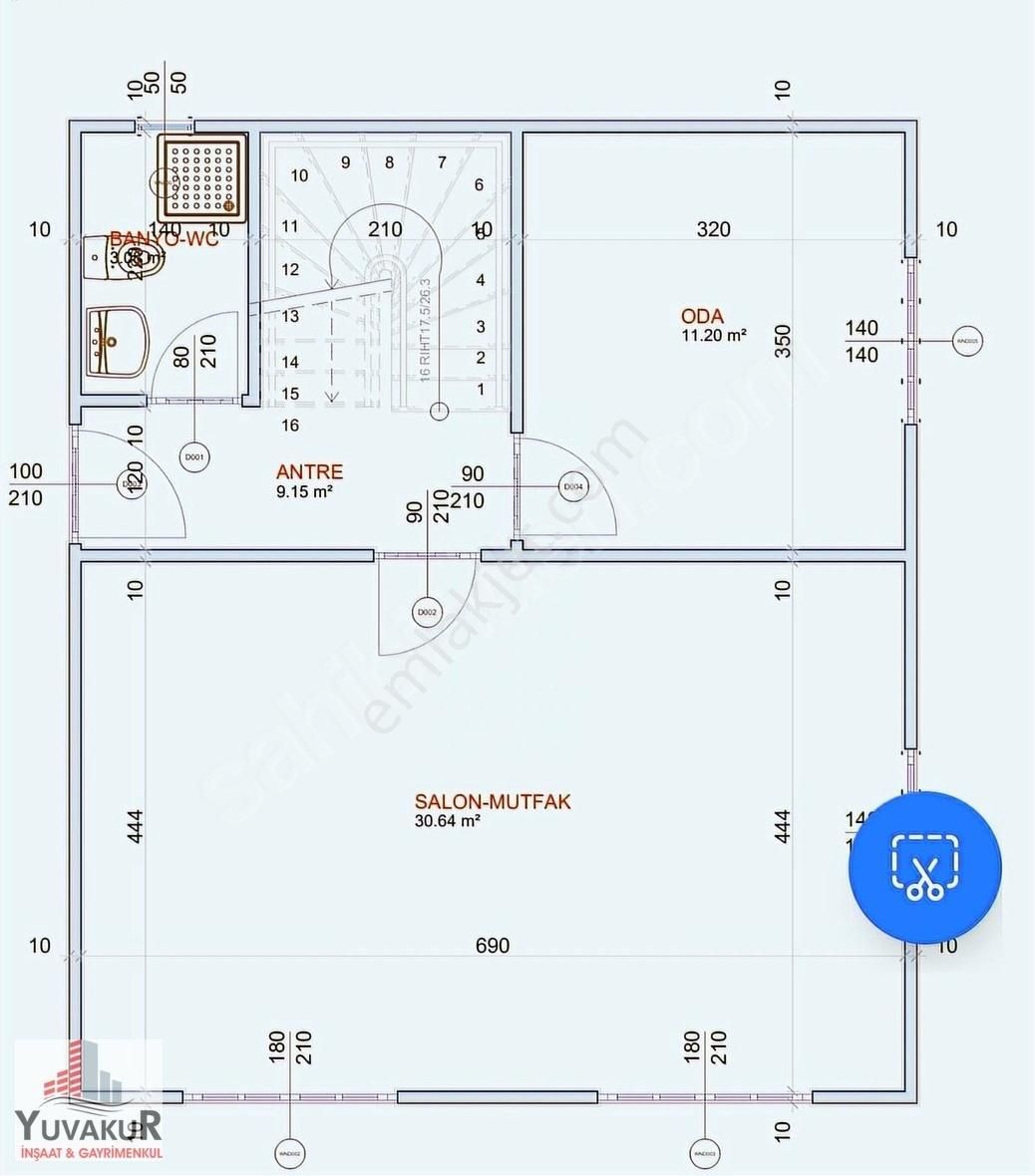 Kapaklı Karlı Satılık Konut İmarlı Tekirdağ Kapaklı Karlı Mah'de 352²ruhsatı Proje Hazır İnş Başla