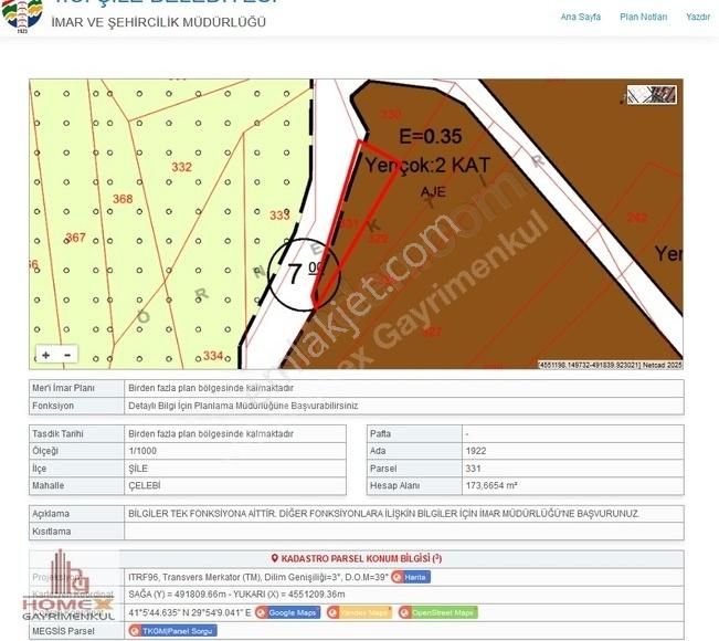 Şile Çelebi Satılık Konut İmarlı Köy İçinde İmarlı Yola Cepheli Arsa