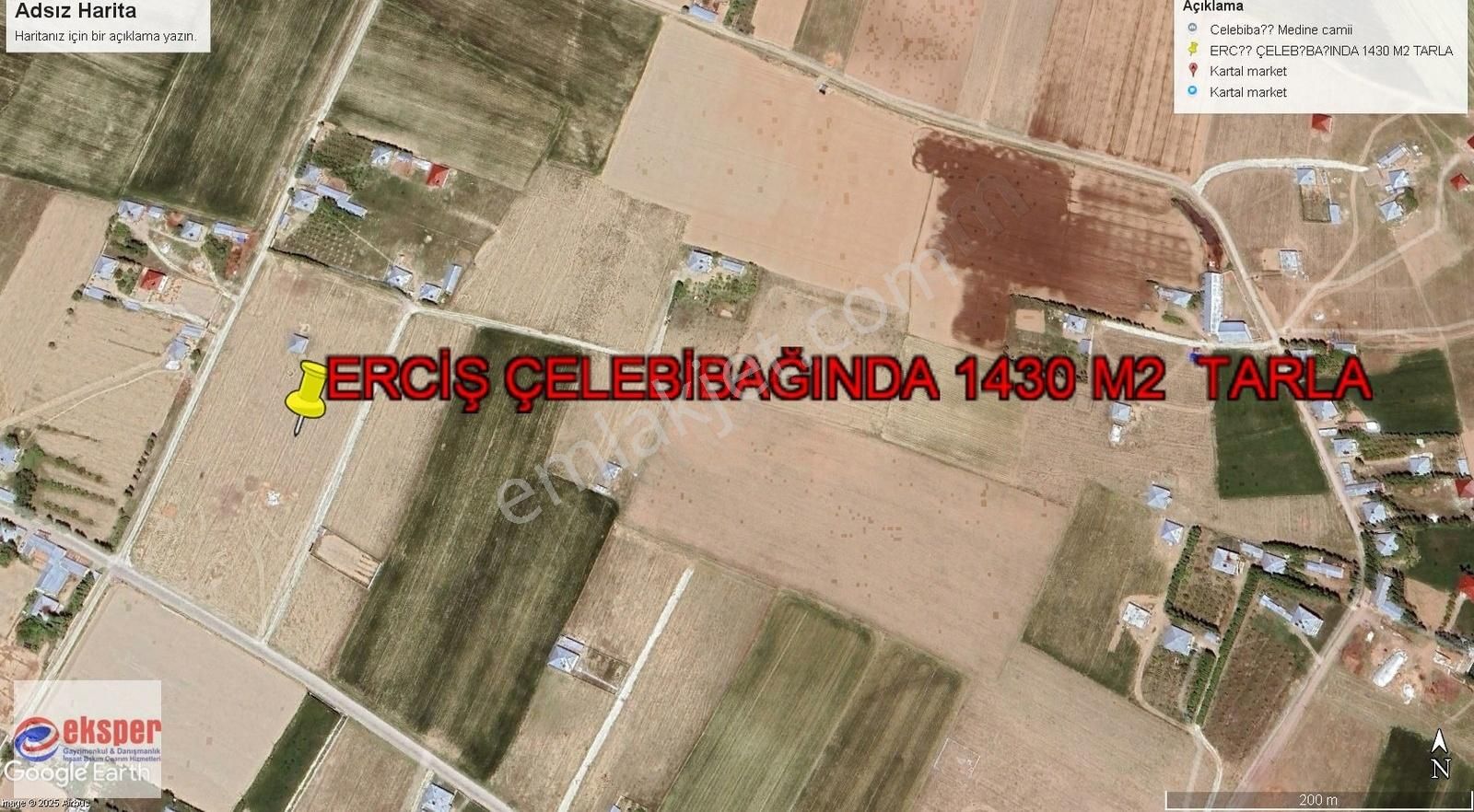 Erciş Çelebibağı Satılık Tarla Erciş Çelebibağında 1430 M2 Tarla Satılıktır