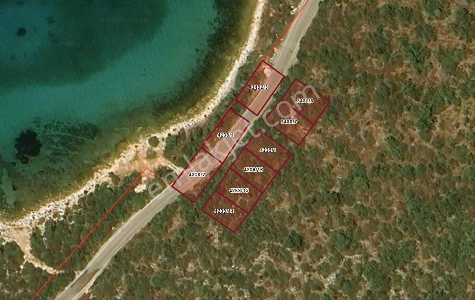 Didim Akbük'te Denize Sıfır Köşe Başında Satılık Arsa - Görsel 7