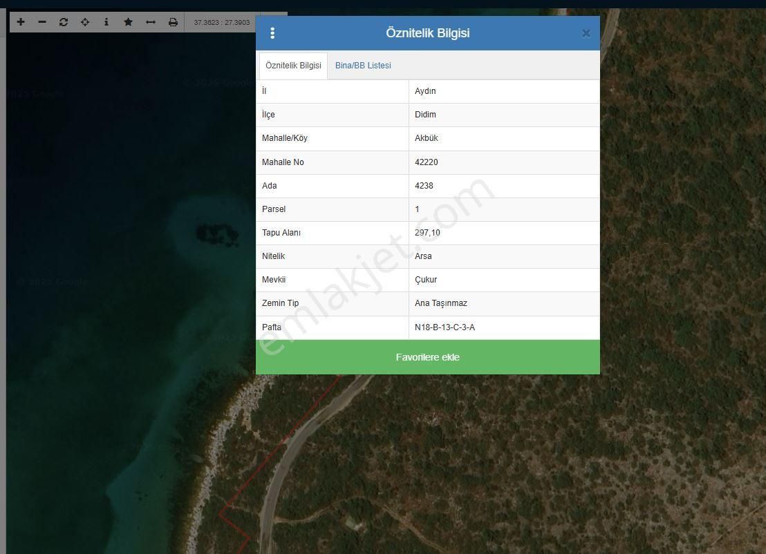 Didim Akbük'te Denize Sıfır Köşe Başında Satılık Arsa - Görsel 8