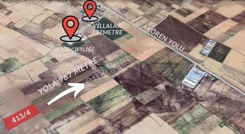 Konya Hatunsarayda Yatırım Tarım Ve Al-sat İçin Uygun Arazi