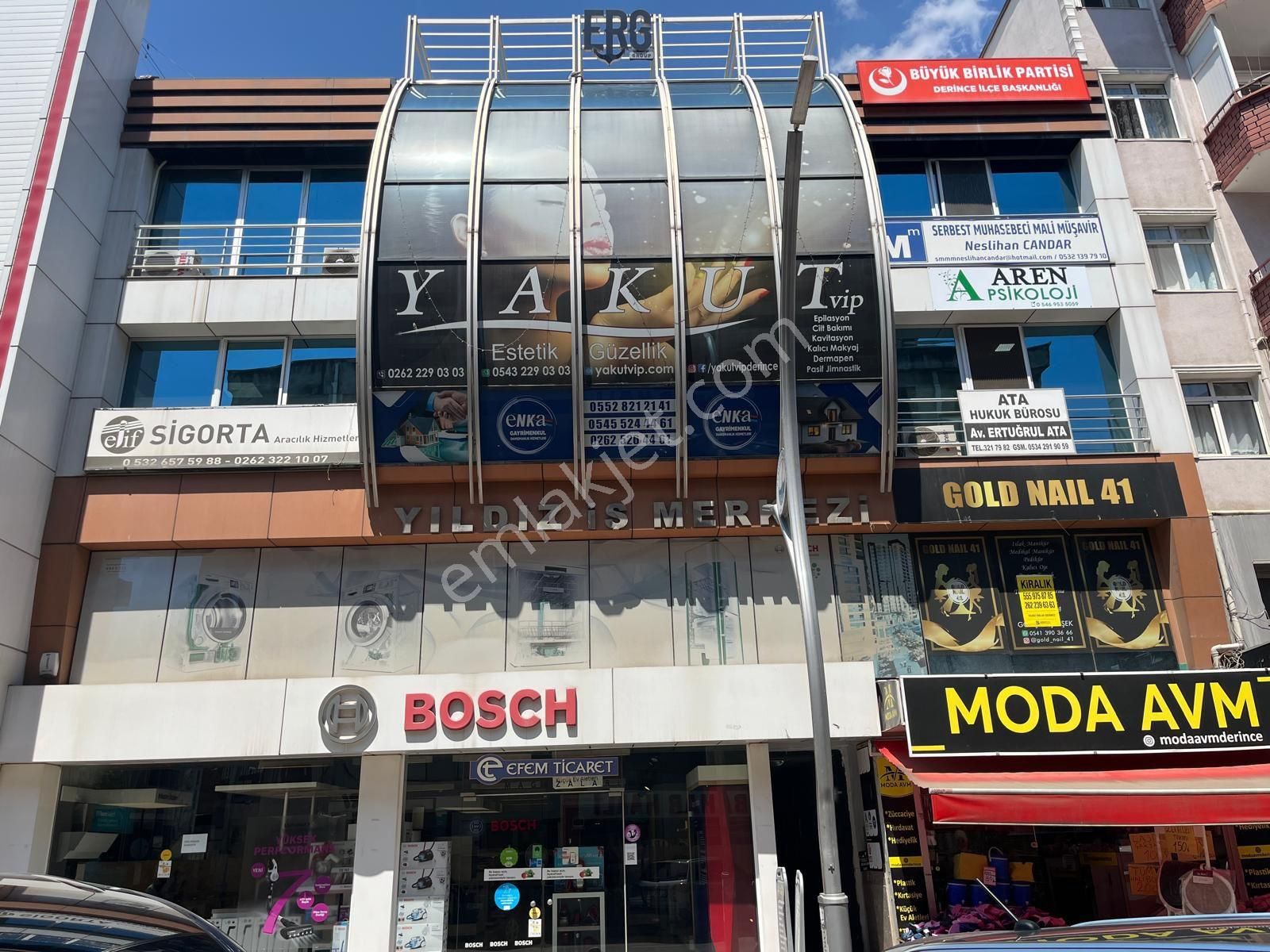 Derince Sırrıpaşa Kiralık Dükkan & Mağaza Denizciler Caddesi Üzerinde 200 M2 Ofis