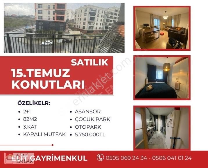 Esenler 15 Temmuz Satılık Daire Elit'den 15.temuz Konutları Oturuma Hazır 82m2 2+1 Daire