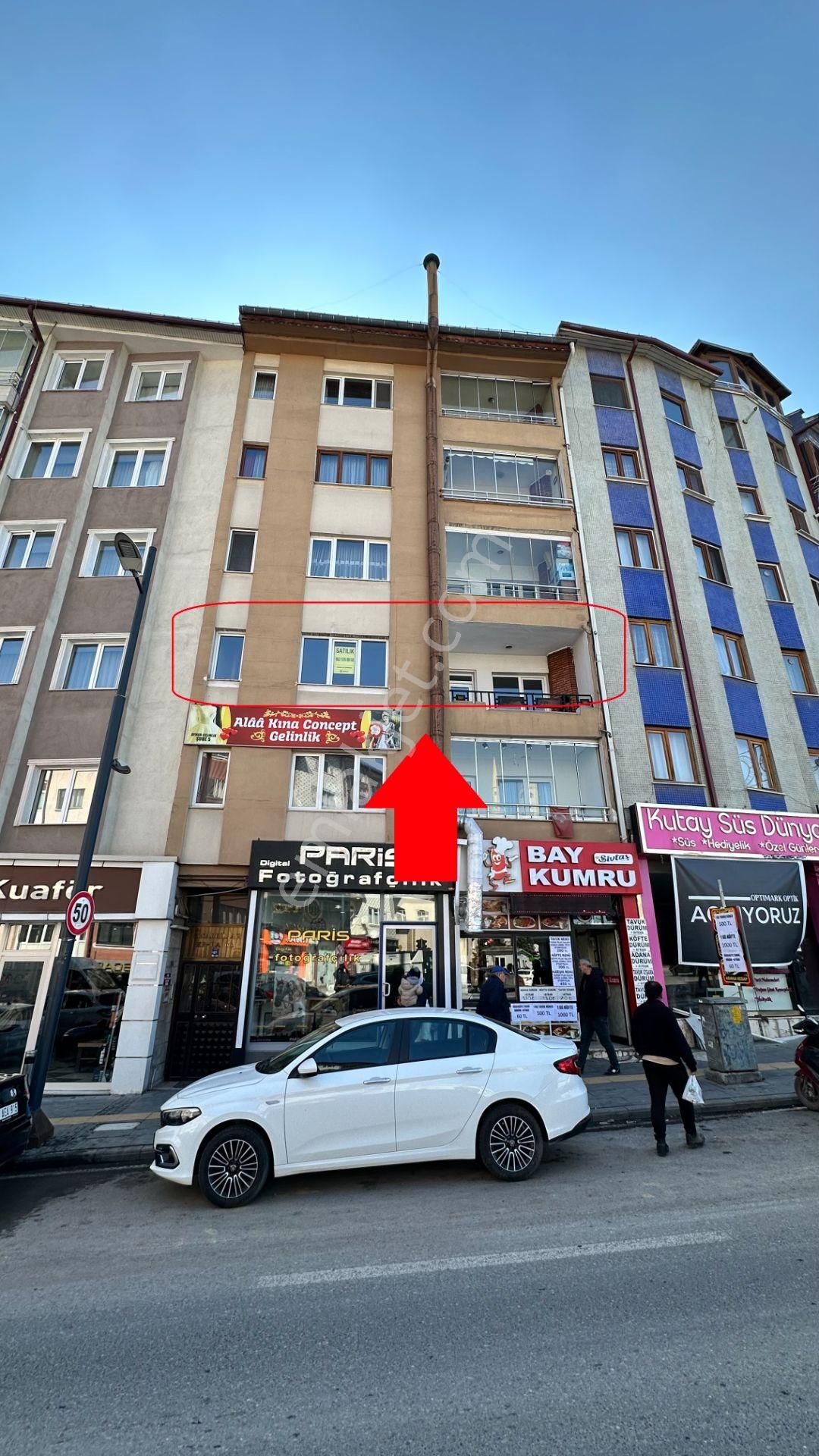 Sivas Merkez Örtülüpınar Satılık Daire Finans Gayrimenkul'den Çarşı Merkezinde Satılık 3+1 Daire