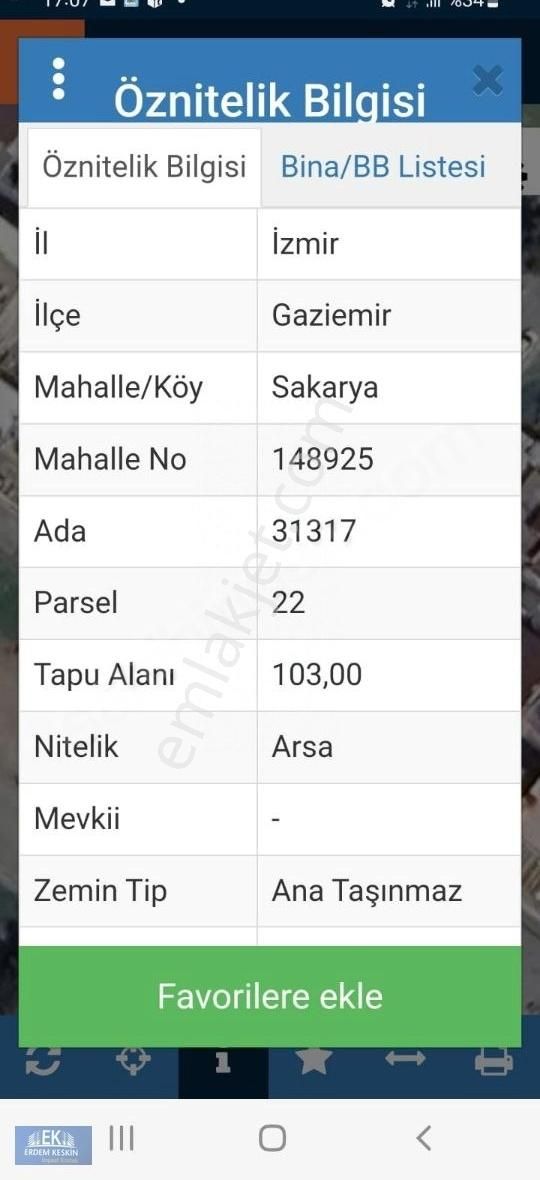 Gaziemir Emrez Mah.kentsel Dönüşüm Projesi İçinde Satılık Arsa - Görsel 14