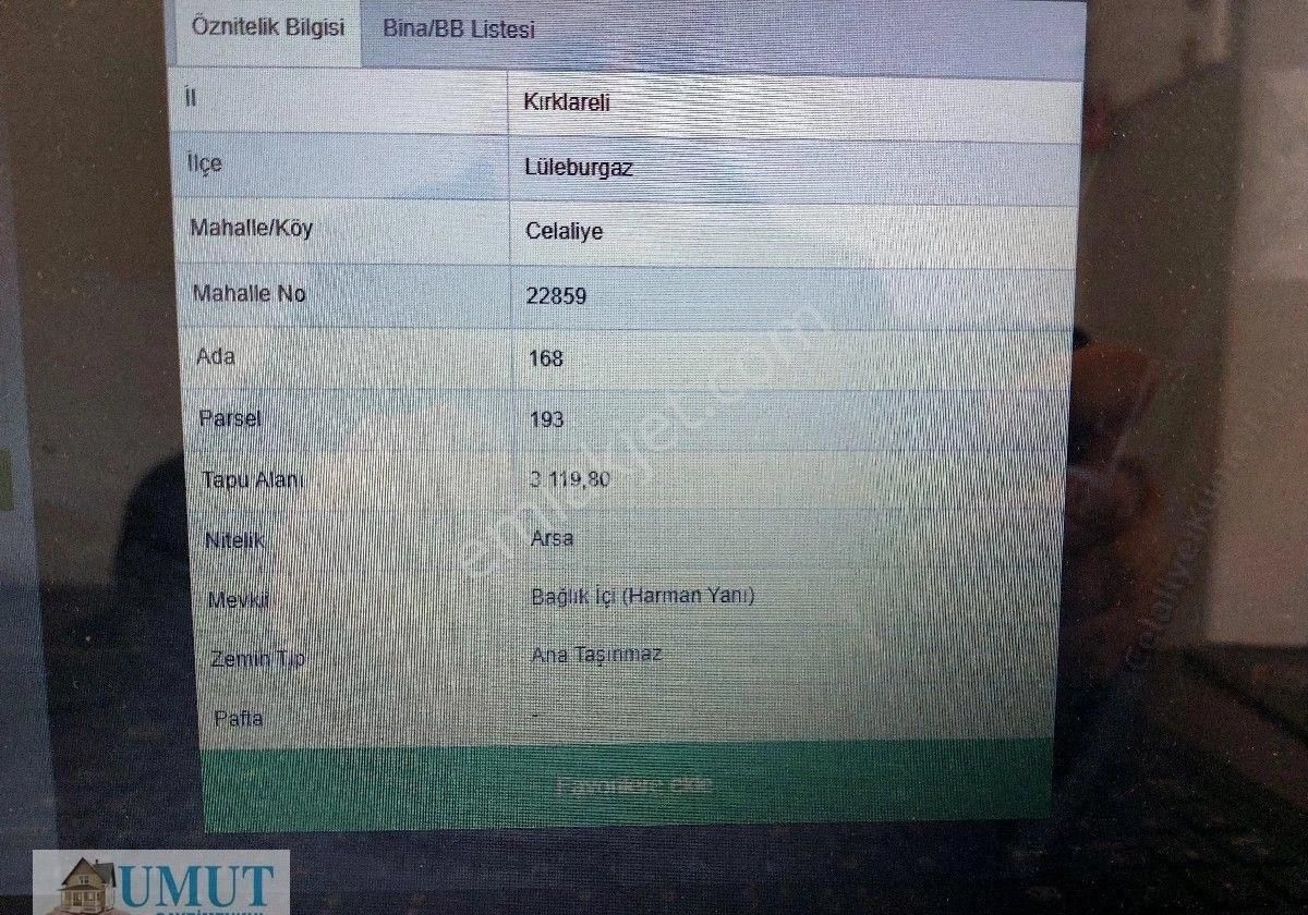 Kırklareli Lüleburgaz Celaliye De Satılık Arsa 3.119 M2 - Görsel 5