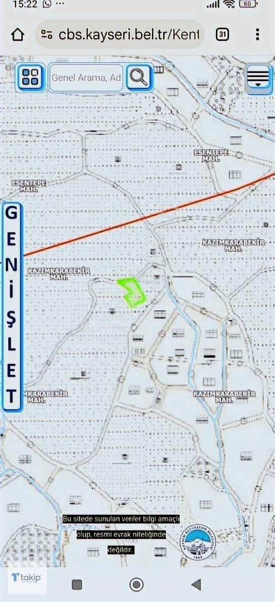 İmar Yanı Parsel Olma Durumunda 2254 M2 Tek Tapu Acil - Görsel 6