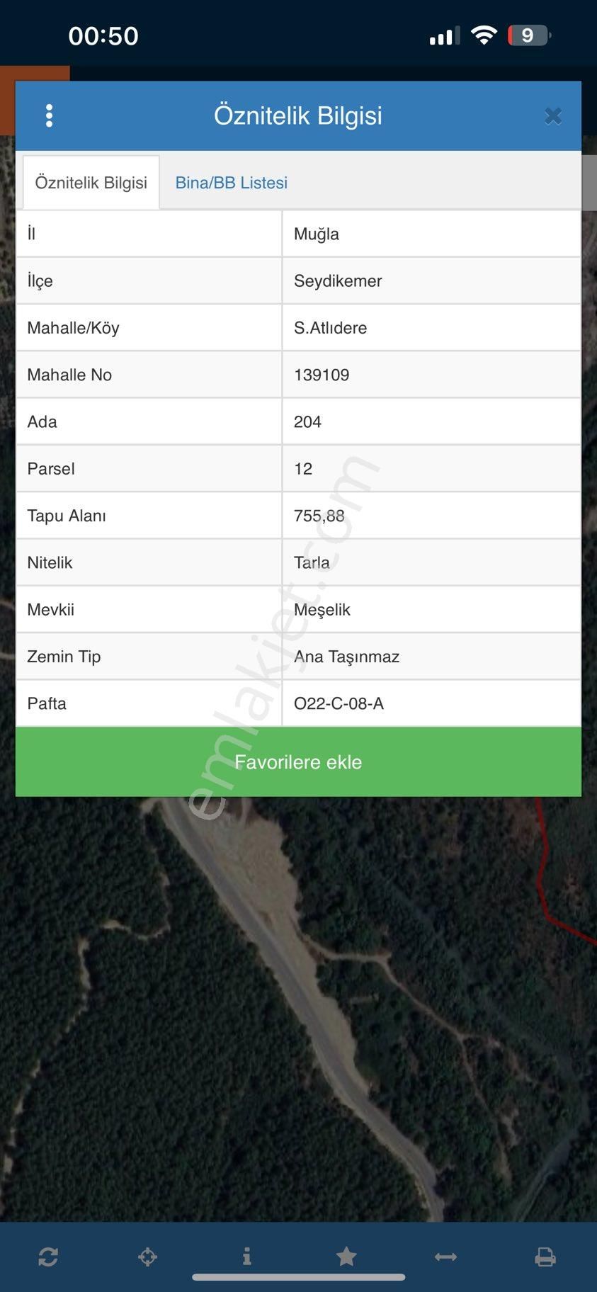 Aseın Emlak’tan Muğla Seydikemer S.atlıdere’de Satılık 1.277 Mt Tarla - Görsel 7