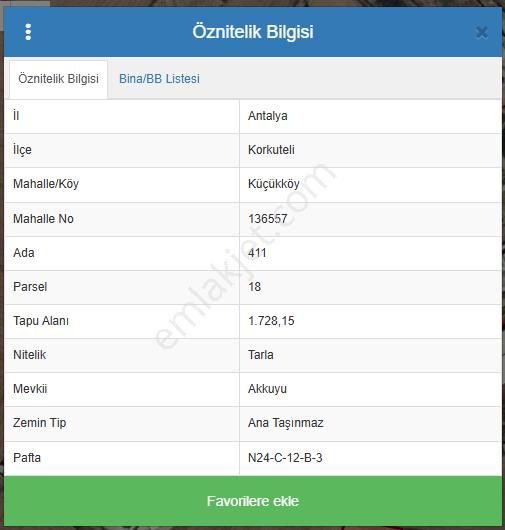 Arif Emlaktan Satılık Tarla - Görsel 2