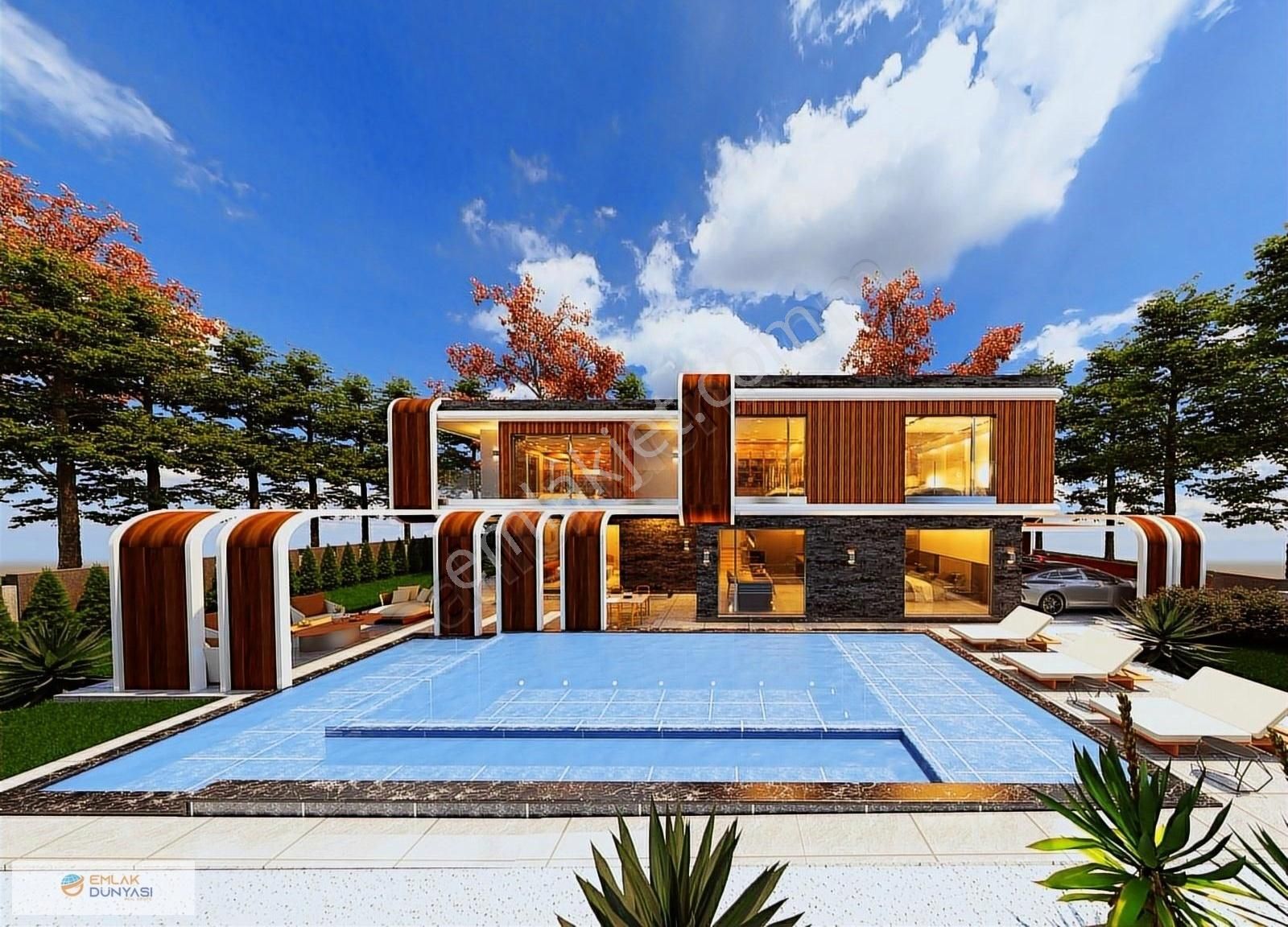 Kuşadası Değirmendere Satılık Villa Long Beachde Full Manzaralı Malikane Tarzında Müstakil Villalar