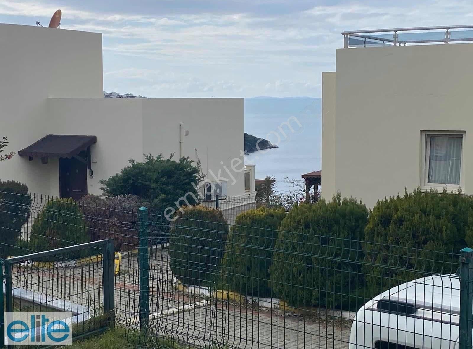 Muğla Bodrum Milas Boğaziçi Adabükü Deniz Manzaralı Bahçe Katı - Görsel 6