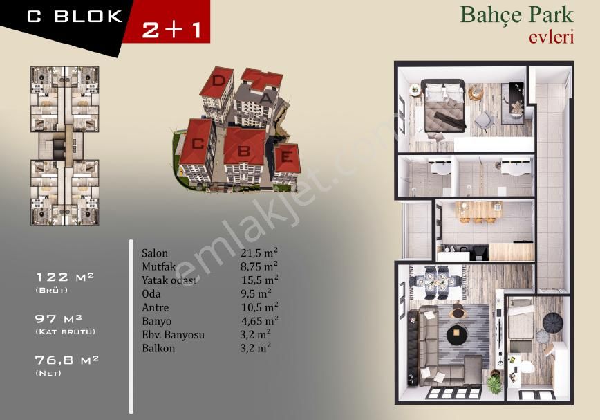 İstanbul Pendik Bahçepark Evleri'nde Fırsat 2+1 Daire Lansmana Özel - Görsel 6