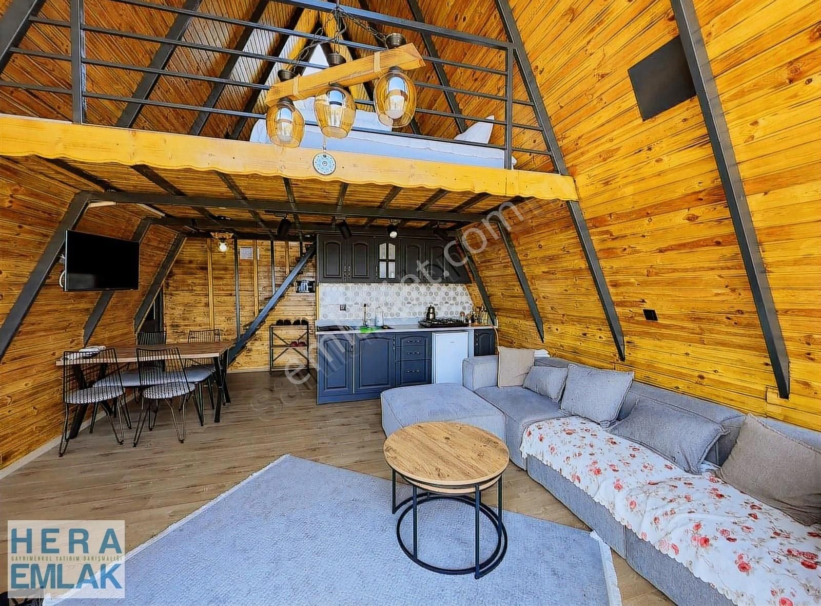 Müstakil Bahçeli Havuzlu, Çelik Konstrüksiyonlu, Ahşap, Taş Ev - Görsel 5