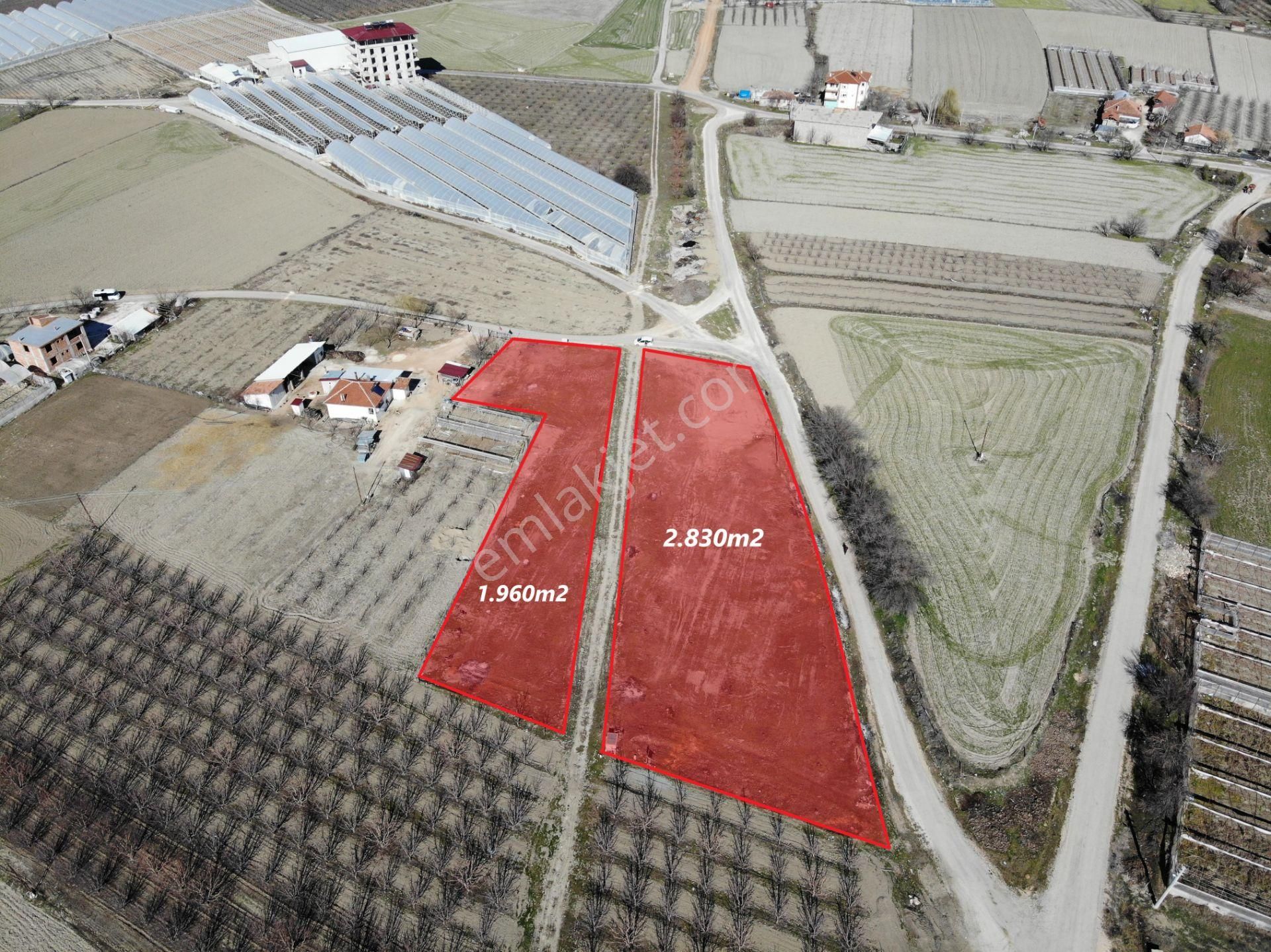 Elmalı Eymir Mahalle Merkezinde Yola Cephe Yan Yana 1.960m2 Ve 2.830m2 Satılık Tarlalar - Görsel 5