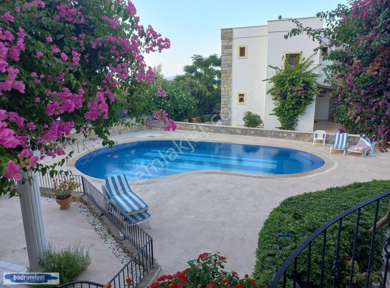 Bodrum Torba Ful Eşyalı Bahçeli Deniz Manzaralı 4+1 Satılık Müstakil Ev - Görsel 5