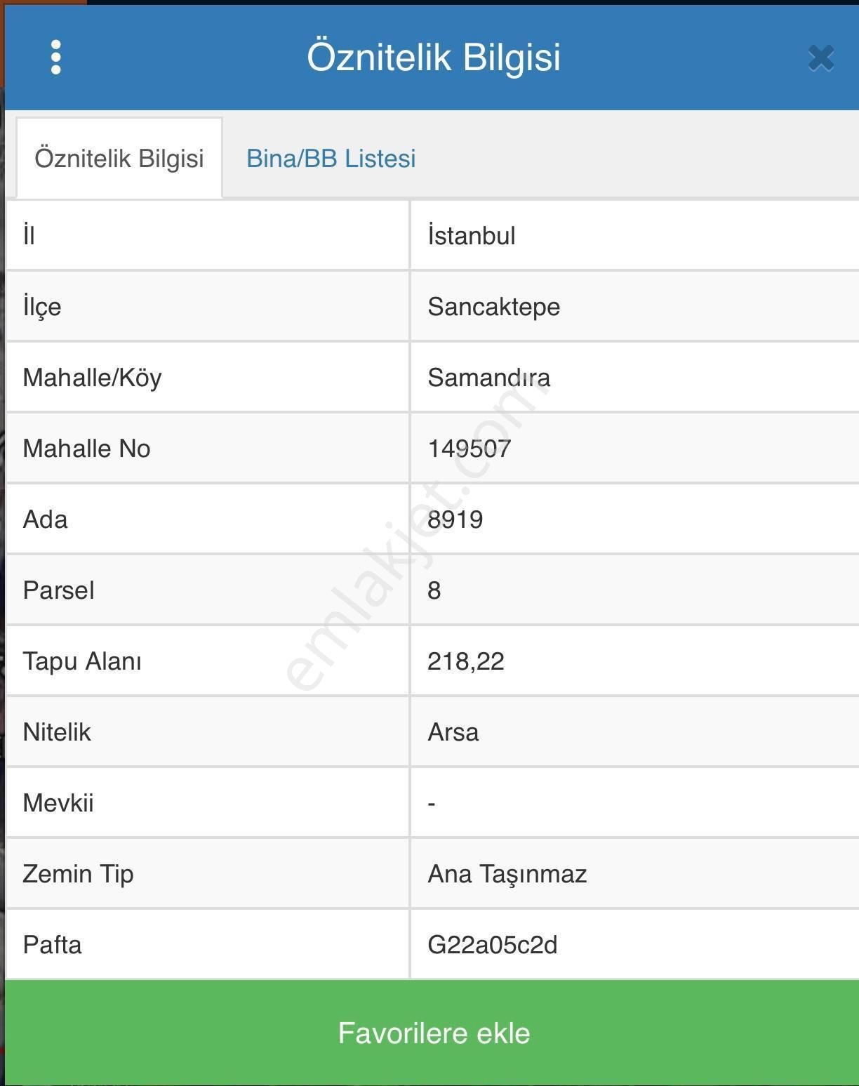 Sancaktepe Veysel Karani Satılık Konut İmarlı Acil Satılık