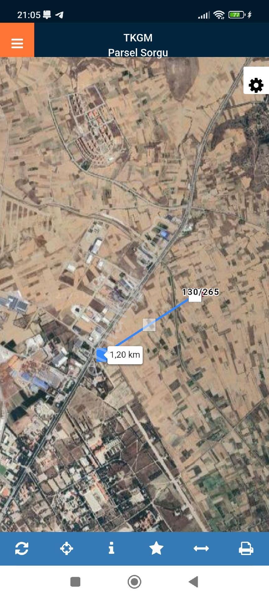 Isparta Merkez Ali Köyü Satılık Tarla