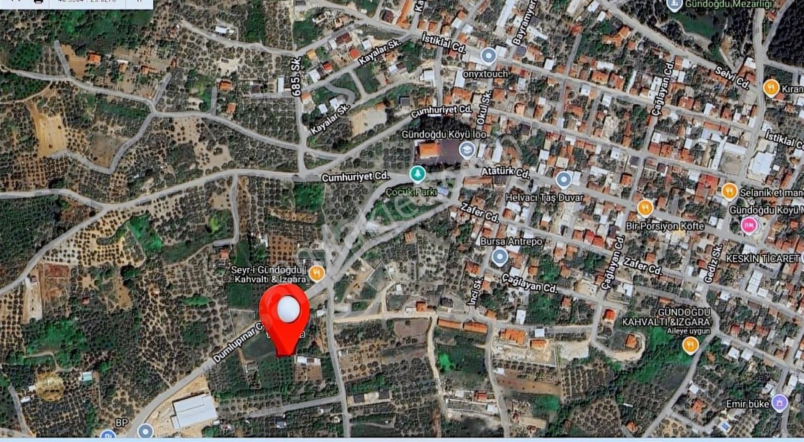 Gündoğdu Köyü Ana Asfalt Üzerinde İmara Çok Yakın Satılık Tarla - Görsel 2