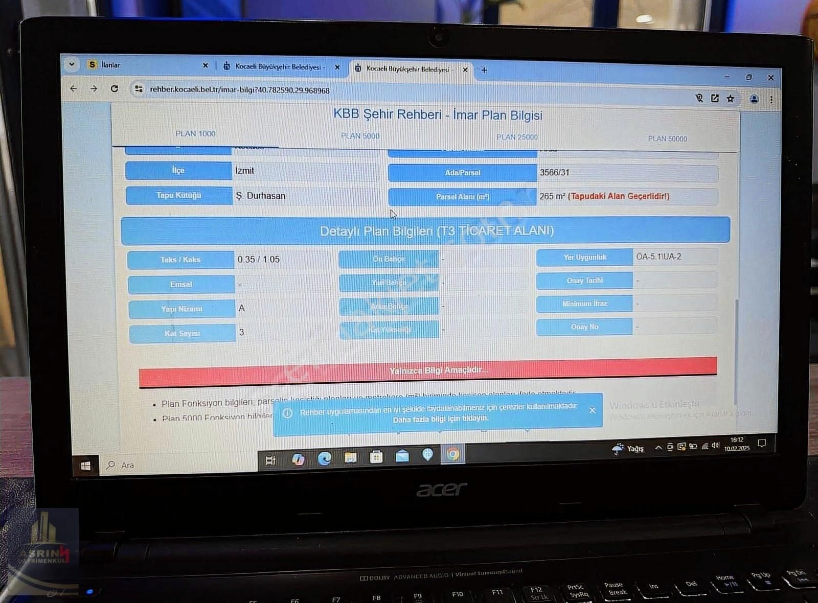 İzmit Yenişehir Mah 265 M2 Resmi Yollu Ticari Arsa - Görsel 14