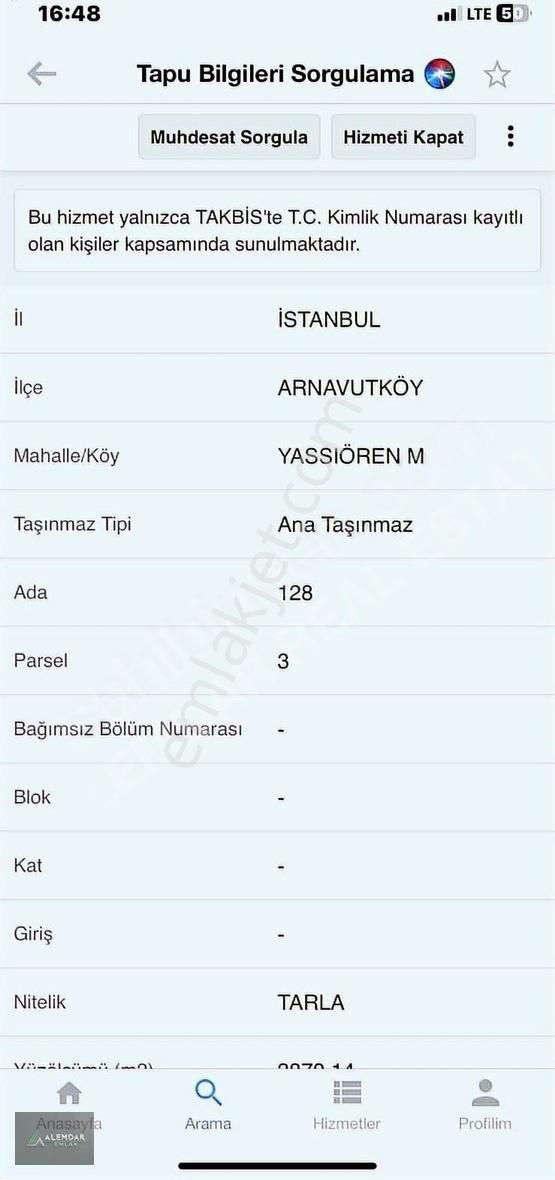 Yassıören Satılık 125 M2 Tarla - Görsel 3
