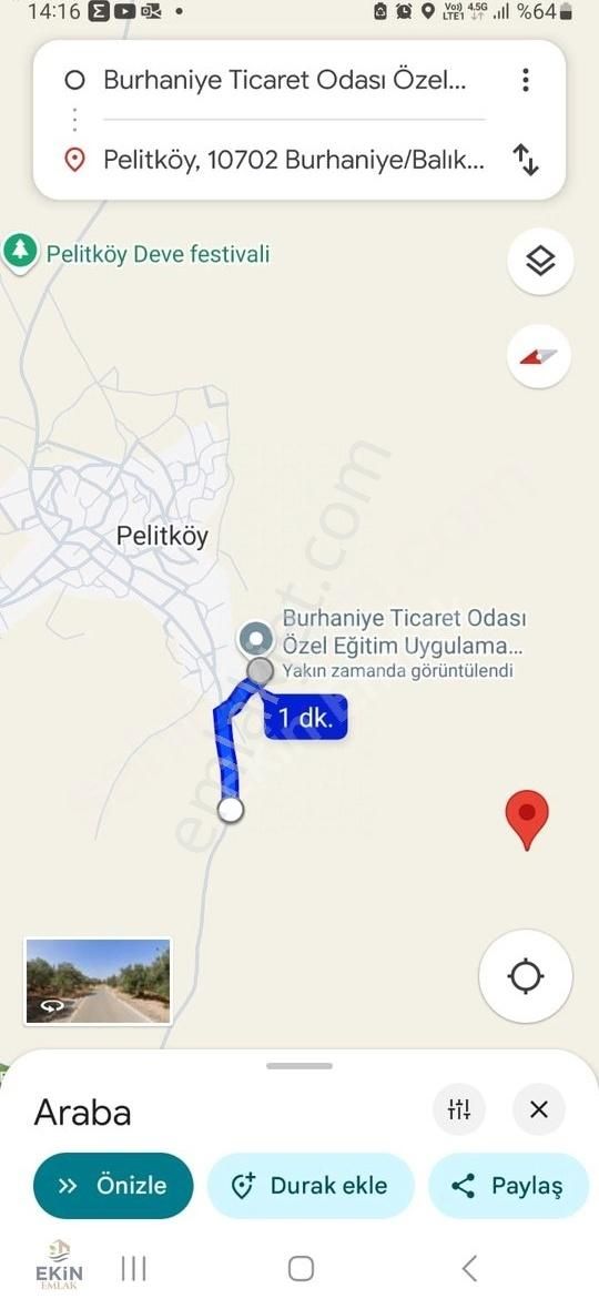 Pelitköy'de Muhteşem Konumda 8.5 Dönüm Zeytinlik! - Görsel 4