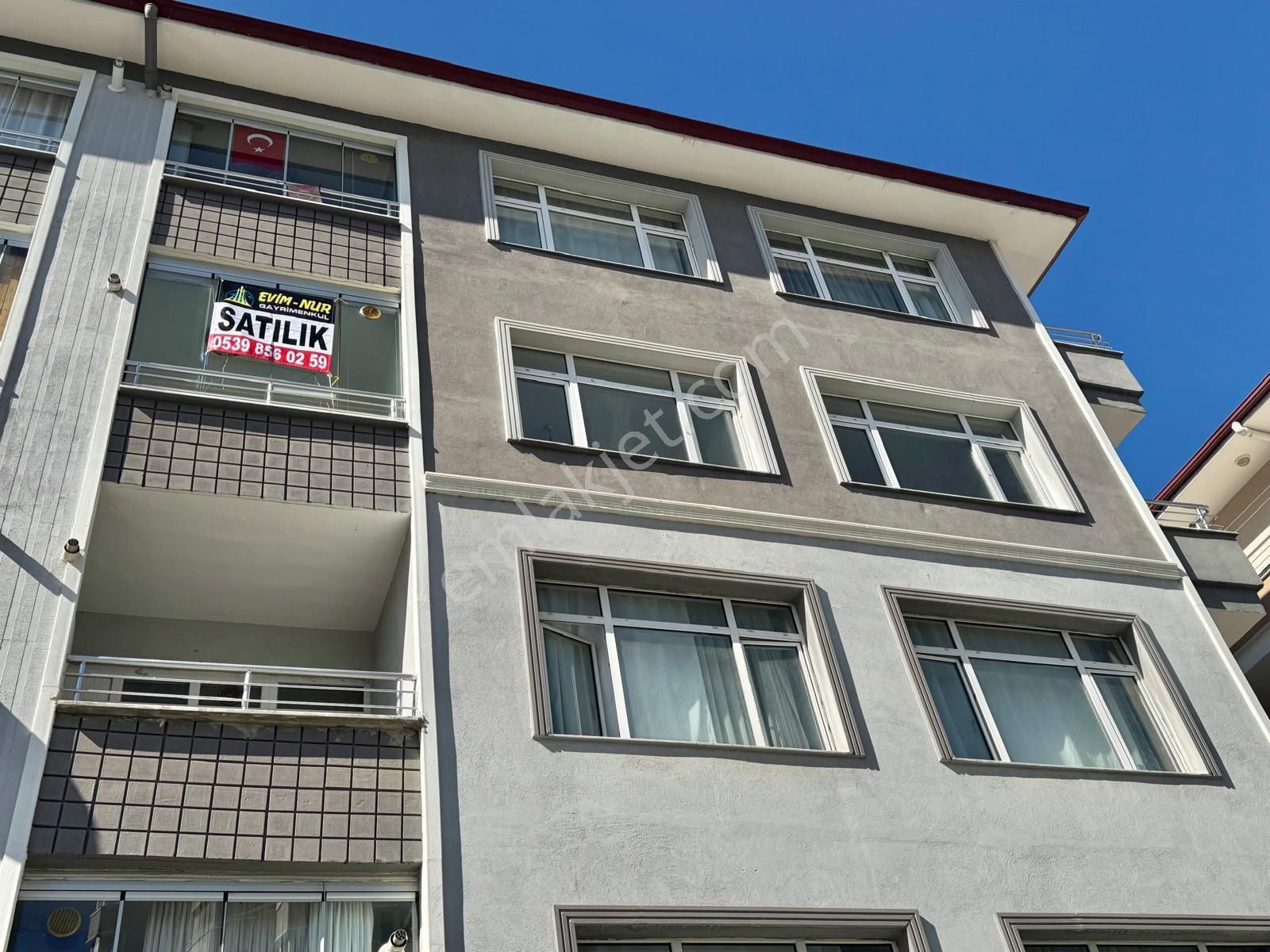 Evim-nur'dan Denizevleri Mh. 3+1 125m2 3.kat Cam Balkonlu Dış Cepheli Fırsat Daire